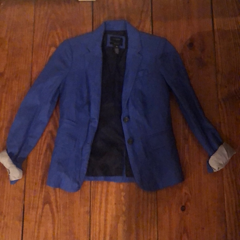 J Crew royal blue blazer